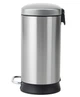 Відро для сміття з плавним закриттям овальне Mixxus Premium Strong-TC0120 SS Color 20л колір наржавійка (MI7081) - зображення 9