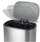 Відро для сміття з плавним закриттям овальне Mixxus Premium Diverse-TC0112 SS Color 12л колір наржавійка (MI7079) - зображення 6