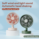 Вентилятор портативный Sothing Plume S2 Desktop Fan настольный на аккумуляторе 2000 мАч (DSHJ-S-2102) - изображение 3