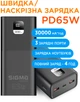 УМБ Sigma mobile X-power SI30A6QLX 30000 mAh PD65W Black (4827798835111) - изображение 7