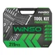 Професійний набір інструментів WINSO Pro 1/2", 1/4", 3/8", 72 зубці, CR-V, 219 од. - зображення 2