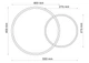 Люстра Goldlux 328458-PLX Roman LED 2x33W 4000К 2700Lm IP20 - изображение 4
