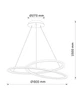 Люстра Goldlux 331106-PLX Tango LED 1x44W 4000К 5300Lm IP20 - изображение 4