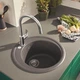 Cмеситель для кухни с выдвижной лейкой GROHE BauEdge хром латунь 30536000 - изображение 4