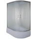 Душевой бокс BRAVO c поддоном левосторонний Obra H120FFSL 120x80x215см матовый витраж 4 мм профиль сатин 000029094 - изображение 1
