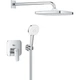 Душевая система скрытого монтажа GROHE Cubeo с верхним душем без скрытой части латунь хром 1053360000 - изображение 1