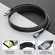 Кабель удлинитель Conable HDMI 2.0, 4K@60Hz, 1.8м, grey + адаптер DOWN Angle - изображение 2