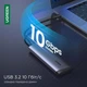 Зовнішній корпус кишеня для жорсткого диска SSD M.2 NVME UGREEN CM767 10 Гбіт/с USB C 3.2 Gen 2 - зображення 2