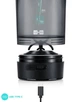 Електричний шейкер PowerPlay Shaker VOLTRX Gallium 600 ml чорний - зображення 2