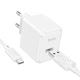 Сетевое зарядное устройство Hoco CS11A USB белое + кабель USB to Type-C - изображение 2