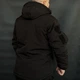 Зимняя Куртка Полиция SoftShell с Капюшоном черная размер S - изображение 3