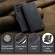 Чехол-книжка CaseMe из нубука для Samsung S24 Ultra Чёрный - изображение 6