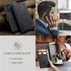 Чехол-книжка CaseMe из нубука для Samsung S24 Ultra Чёрный - изображение 10