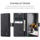 Чехол-книжка CaseMe из нубука для Samsung S24 Ultra Чёрный - изображение 2