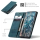 Чехол-книжка CaseMe из нубука для Xiaomi Mi 10T/Pro Бирюзовый - изображение 5