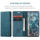 Чехол-книжка CaseMe из нубука для Xiaomi Mi 10T/Pro Бирюзовый - изображение 6