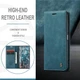 Чехол-книжка CaseMe из нубука для Xiaomi Mi 10T/Pro Бирюзовый - изображение 7