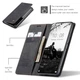 Чехол-книжка CaseMe из нубука для Xiaomi Mi 10T/Pro Чёрный - изображение 6