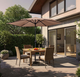 Parasol ogrodowy Plonos PL-884 300 cm Beżowy (488402) - obraz 5