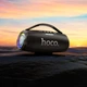Беспроводная колонка HOCO Surge outdoor BT speaker HA4 mini, BT5.4, TF, USB, AUX, FM, TWS, 15W*2, 3000mAh, 4h, black - изображение 5