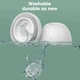 Комплект амбушюр для AirPods Pro 1-2, 4шт (XS, S, M, L), силикон, White - изображение 9