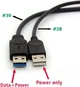 Кабель USB 3.0 разветвитель, тип Y, 1 мама в 2 папы (3.0/2.0) - изображение 3