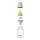 Дитяча пластикова пляшечка BIBS Baby Bottle Round Latex 150 мл Slow Flow, 0+m - зображення 5