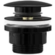 Донный клапан для раковины REA CLICK-CLACK BLACK GLOSSY универсальный * - изображение 1