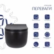 Унитаз подвесной Qtap Taurus керамический безободковый с сиденьем Soft-close черный (SD00051553) - изображение 3