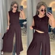 Fashions • Костюм женский Elen Fashions 52-54 шоколад (9329-ди) - изображение 2