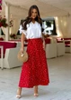 Fashions • Жіноча спідниця-міді Лія Fashions 44-56 червоний (1755-аз) - зображення 1