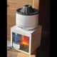 Зволожувач повітря Humidifier Вулкан 2 види підсвітки з ефектом полум'я Білий (77976МХ) - зображення 5