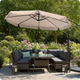 Parasol ogrodowy Plonos PL-881 Beżowy (488103) - obraz 4