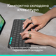 Чохол-клавіатура для планшета Logitech Flip Folio для Apple iPad Air 13/Pro 13 Graphite (920-013388) - зображення 3