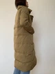 Натуральный длинный пуховик пальто Mod-Room S Хаки RA-PW10205 - изображение 4