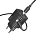 СЗУ Hoco N55 Fundador PD20W+QC3.0 (2USB-A/2C) + кабель Type-C to Lightning Black - изображение 4