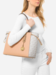 Сумка шопер жіноча Michael Kors 30S0GV6T2B-838 Коралова зі світло-сірим (194900556627) - зображення 2
