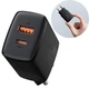 Сетевое зарядное устройство Baseus Compact Quick Charger 20W 3А USB/Type-C Black (CCXJ-B01) - изображение 1