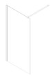 Душова перегородка Koer SR SP01-100x200-TR-01 Walk-In прозоре скло Easy Clean 8мм, хром (KR5393) - изображение 7