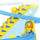 Гірка з качечками B.Duck Baby Slide Land (6971266382237) - зображення 3