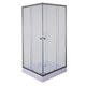 Душова кабіна з низьким піддоном MIXXUS CUBIC SCT01-90x90x195-TR прозоре скло 4 мм Graphite (MI6905) - зображення 1