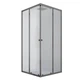 Душова кабіна з низьким піддоном MIXXUS CUBIC SCT01-90x90x195-TR прозоре скло 4 мм Graphite (MI6905) - зображення 7