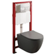 Комплект: Mixxus Premium Ellipse-SET-2101 Gray (в 2 ящ) Унитаз система смыва Tornado 3.0+ Инсталляция Koer KT-0404 + панель - изображение 1