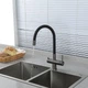 Смеситель гибкий под фильтр для кухни Gappo G4398-39 Черный/Графит - изображение 4