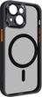 Чехол для смартфона ArmorStandart Unit MagSafe SE для Apple iPhone 15 Black/Orange (ARM75361) - изображение 1