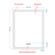 LED-зеркало 100x80см, с Smart-блоком, модель Emma (Emmag170) - изображение 3