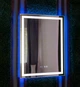 LED-дзеркало,120x100см, з двома сенсорами, годинником, механічним вмикачем та підігрівом, модель Karnet (Karnet/1200x1000/214151/26/1) - изображение 4