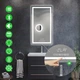 LED-зеркало 120x80см, с Smart-блоком, линзой с подсветкой и подогревом, модель Karnet (karnet217) - изображение 2