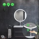 LED-зеркало 80x80см, с ИК включателем и часами, модель Amor (Amor93) - изображение 2