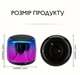 Миниатюрная портативная Bluetooth колонка с влагозащитой, эффектной синей и фиолетовой подсветкой - изображение 5